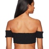 image:imageBody Glove Womens Standard Smoothies Bliss Solid Off The Shoulder Bikini Top SwimsuitBlack