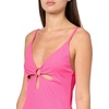 image:imageBody Glove Womens Valentina VNeck Swimsuit Coverup Dress with CutOut and Ring DetailShade Leaf Print
