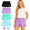 Black/Aqua/Green/Purple Solid