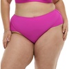 image:imageBody Glove Womens Coco Plus Size High Waist Bikini Bottom Swimsuit Available in Sizes 1x2X3XFuchsia Ibiza Rib