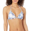 image:imageBody Glove Womens DITA Triangle Slider Bikini Top SwimsuitDenim City Palm Print