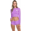 image:imageBody Glove Womens Let It Be Long Sleeve Crop Top Rashguard with UPF 50Akebi