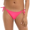 image:imageBody Glove Womens Smoothies Tie Side Solid Fuller Coverage Bikini Bottom SwimsuitBikini BottomsBubblegum