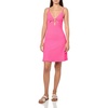 image:imageBody Glove Womens Valentina VNeck Swimsuit Coverup Dress with CutOut and Ring DetailShade Leaf Print