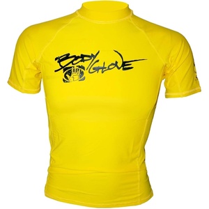 image:imageBody Glove Basic Deluxe Juniors Short Sleeve Lycra Rashguard ShirtYellow