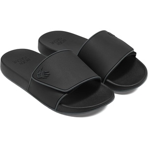 image:imageBody Glove Kids Slides with Adjustable Strap for Boys and Girls Indoor and Outdoor Cushioned SlipOn SandalsBlackGrey