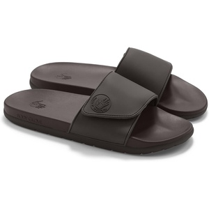 image:imageBody Glove Mens Slides Cushioned Slideon Sandal Slippers with Padded Adjustable StrapMocha Brown