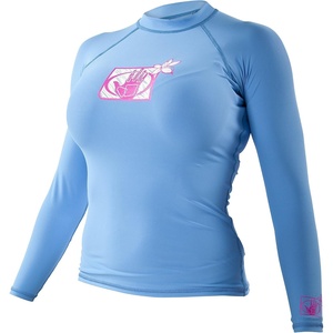 image:imageBody Glove Wetsuit Co Womens Basic Fitted Long Arm RashguardBlue
