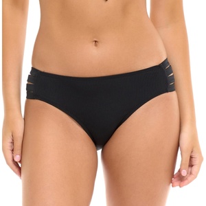 image:imageBody Glove Womens Nuevo Contempo Full Coverage Bikini Bottom SwimsuitBlack Ibiza Bib