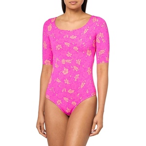 image:imageBody Glove Womens Short Sleeve Paddle One Piece Swimsuit with UPF 50Puako Hawaiin Floral