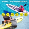 image:imageBody Glove Rolltop Waterproof Dry Bag with Zippered Front Pocket 10 Litre Dry Storage Bag for Beach Boating Camping Hiking BlueBlack10LBlueBlack