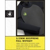 image:imageBody Glove Kids Wetsuit  Boys and Girls UPF 50 Youth 32 MM Neoprene Back Zip Fullsuit