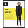 image:imageBody Glove Kids Wetsuit  Boys and Girls UPF 50 Youth 32 MM Neoprene Back Zip Fullsuit