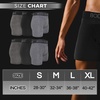 image:imageTwist Body Glove Mens Boxer Briefs 6Pack Micro Modal Contoured Shape Soft amp Breathable Comfort Fit UnderwearBlack  Heather Grey Charcoal Grey