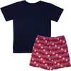 image:imageBody Glove Clothes Boys Americana 2 Pc Short Set Sizes 4 56 78  Patriotic Tee and Shorts Outfit for KidsBlue  Red