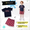 image:imageBody Glove Clothes Boys Americana 2 Pc Short Set Sizes 4 56 78  Patriotic Tee and Shorts Outfit for KidsDark Blue  Red