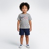 image:imageBody Glove Clothes Boys Americana 2 Pc Short Set Sizes 4 56 78  Patriotic Tee and Shorts Outfit for KidsGray  Blue