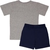 image:imageBody Glove Clothes Boys Americana 2 Pc Short Set Sizes 4 56 78  Patriotic Tee and Shorts Outfit for KidsGray  Blue