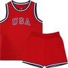 image:imageBody Glove Clothes Boys Americana 2 Pc Short Set Sizes 4 56 78  Patriotic Tee and Shorts Outfit for KidsRed