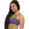 image:imageBody Glove Womens Standard Smoothies Alani Solid Strappy Back Bikini Top Swimsuit Iris Blue Medium