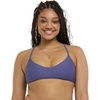 image:imageBody Glove Womens Standard Smoothies Alani Solid Strappy Back Bikini Top Swimsuit Iris Blue Medium