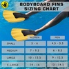 image:imageBody Glove Swim Fins  Comfortable Silicon Flippers for Men and Women Swimfins for Thrust and Performance  Short Lightweight and FloatsLARGE