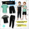 image:imageBody Glove Clothes Boys 4Piece Active Pant Set with 2 Short Sleeve Tees Jogger Pants amp Shorts Everyday Outfit Sizes 2T12Green Black