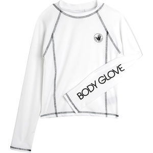 image:imageBody Glove Boys Swim Shirt  UPF 50 Sun Protection Quicky Dry Long Sleeve Rash Guard for Boys Youth Kids Swimwear 514White Long Sleeve