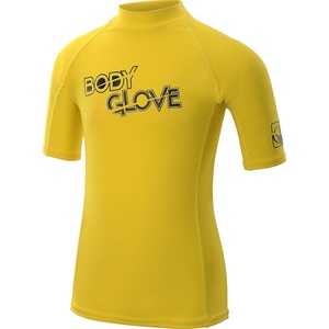 image:imageBody Glove sa Fitted Boys Basic RashguardsYellow