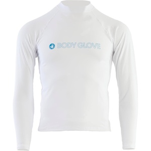 image:imageBody Glove Mens Basic Fitted Long Sleeve RashguardWhite