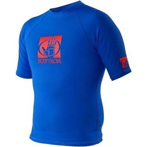 image:imageBody Glove Wetsuit Co Mens Basic Fitted Short Arm RashguardRoyal