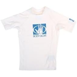 image:imageBody Glove Basic Youth Fitted Short Sleeve Rashguard  White  12