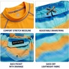 image:imageBody Glove Boys 2 Piece Swim Set Rash Guard amp Swim Trunks Sizes 412  UPF 50 Sun Protection QuickDry Lightweight Fabric for Beach and Pool Days Matching Print Stretch Comfort Fit for KidsOrange Turquoise
