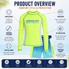 image:imageBody Glove Boys 2 Piece Swim Set Rash Guard amp Swim Trunks Sizes 412  UPF 50 Sun Protection QuickDry Lightweight Fabric for Beach and Pool Days Matching Print Stretch Comfort Fit for KidsYellowRoyal Blue