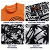 image:imageBody Glove Boys 2 Piece Swim Set Rash Guard amp Swim Trunks Sizes 412  UPF 50 Sun Protection QuickDry Lightweight Fabric for Beach and Pool Days Matching Print Stretch Comfort Fit for KidsOrange Tropical