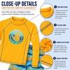 image:imageBody Glove Boys 2 Piece Swim Set Rash Guard amp Swim Trunks Sizes 412  UPF 50 Sun Protection QuickDry Lightweight Fabric for Beach and Pool Days Matching Print Stretch Comfort Fit for KidsOrange Turquoise