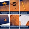 image:imageBody Glove Boys Bathing Suit UPF 50 Swim Board Shorts Quick Dry Trunks  SunBlocking Coverage with a FastDrying Build and Handy Storage Beach and Pool Ready for Boys 818Navy Orange Dots