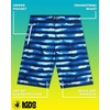 image:imageBody Glove Boys Bathing Suit UPF 50 Swim Board Shorts Quick Dry Trunks  SunBlocking Coverage with a FastDrying Build and Handy Storage Beach and Pool Ready for Boys 818Blue Clouds