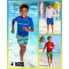 image:imageBody Glove Boys Bathing Suit UPF 50 Swim Board Shorts Quick Dry Trunks  SunBlocking Coverage with a FastDrying Build and Handy Storage Beach and Pool Ready for Boys 818RoyalGreen Dots