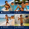image:imageBody Glove Boys Bathing Suit UPF 50 Swim Board Shorts Quick Dry Trunks  SunBlocking Coverage with a FastDrying Build and Handy Storage Beach and Pool Ready for Boys 818Navy Orange Dots
