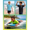 image:imageBody Glove Boys Rashguard Set UPF 50 Swim Shirt amp Bord Shorts Bathing Suit  SunBlocking Coverage with a FastDrying Feel Comfortable WaterReady Protection for Kids 514White Short Sleeve
