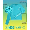image:imageBody Glove Boys Rashguard Shirt UPF 50 Long Sleeve Rash Swim Swim Shirt  SunBlocking Coverage with a FastDrying Build Comfortable WaterReady Protection for Kids 514Aqua Long Sleeve