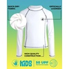 image:imageBody Glove Boys Rashguard Shirt UPF 50 Long Sleeve Rash Swim Swim Shirt  SunBlocking Coverage with a FastDrying Build Comfortable WaterReady Protection for Kids 514White
