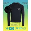 image:imageBody Glove Boys Rashguard Shirt UPF 50 Long Sleeve Rash Swim Swim Shirt  SunBlocking Coverage with a FastDrying Build Comfortable WaterReady Protection for Kids 514Black