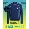 image:imageBody Glove Boys Rashguard Shirt UPF 50 Long Sleeve Rash Swim Swim Shirt  SunBlocking Coverage with a FastDrying Build Comfortable WaterReady Protection for Kids 514Navy