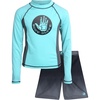 Turquoise Black Dots