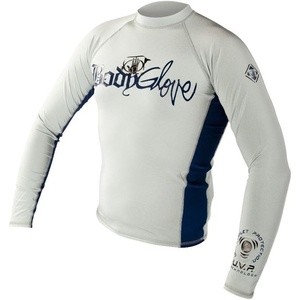 image:imageBody Glove Basic Deluxe Long Sleeve Rash GuardSilverNavy