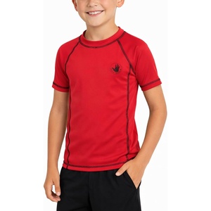 image:imageBody Glove Boys Rashguard Set UPF 50 Swim Shirt amp Bord Shorts Bathing Suit  SunBlocking Coverage with a FastDrying Feel Comfortable WaterReady Protection for Kids 514Red