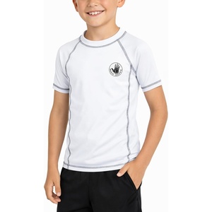image:imageBody Glove Boys Rashguard Set UPF 50 Swim Shirt amp Bord Shorts Bathing Suit  SunBlocking Coverage with a FastDrying Feel Comfortable WaterReady Protection for Kids 514White