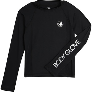 image:imageBody Glove Boys Rashguard Shirt UPF 50 Long Sleeve Rash Swim Swim Shirt  SunBlocking Coverage with a FastDrying Build Comfortable WaterReady Protection for Kids 514Black Long Sleeve